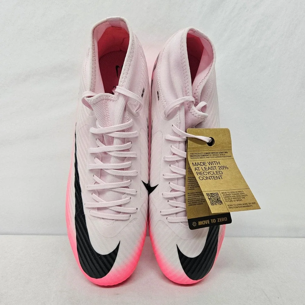 Nike Zoom Superfly 9 Academy FG/MG Soccer Cleat DJ5625-601 Pink‎ Men's Size 10.5